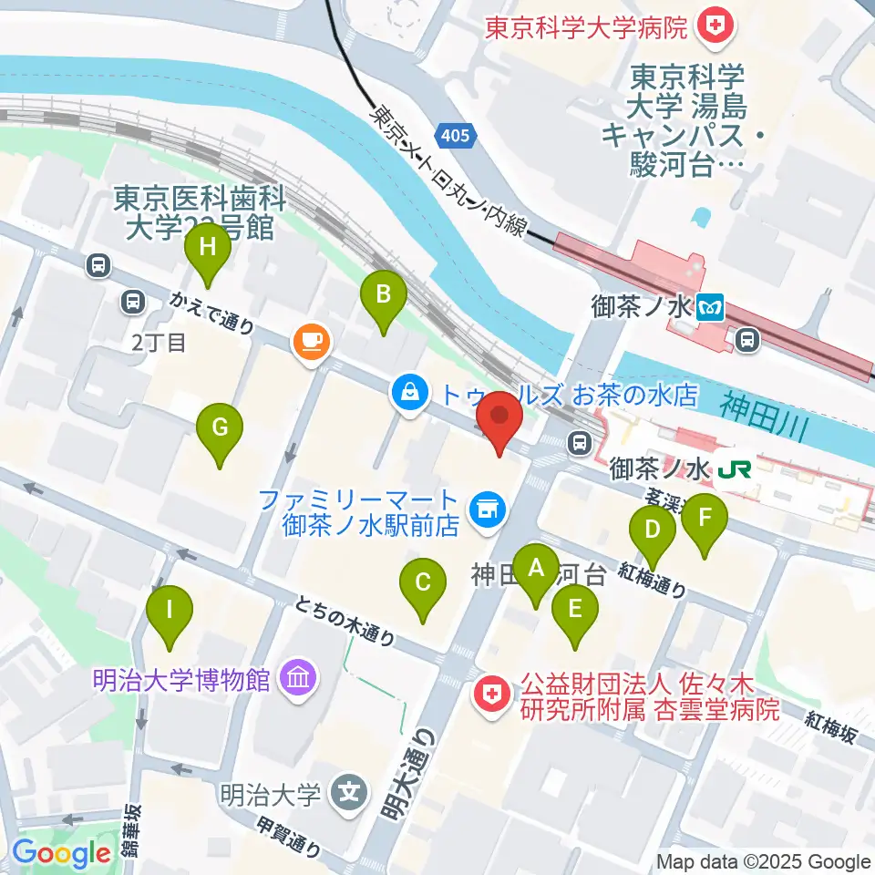 BIGBOSSお茶の水駅前店周辺の駐車場・コインパーキング一覧地図