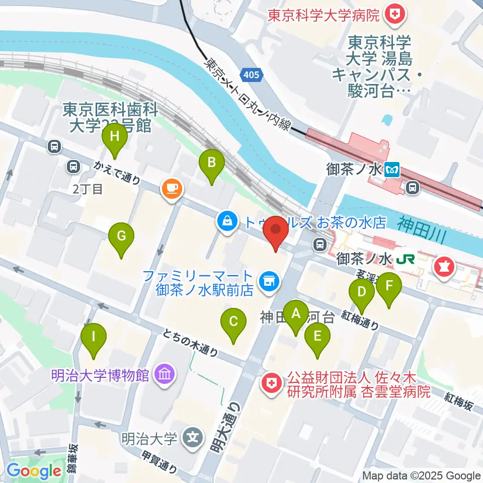 BIGBOSSお茶の水駅前店周辺の駐車場・コインパーキング一覧地図