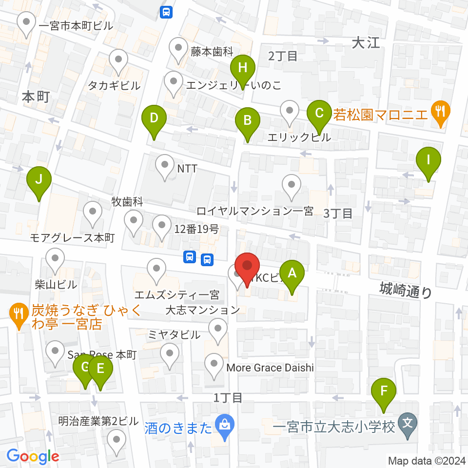 ミュージックポケット周辺の駐車場・コインパーキング一覧地図