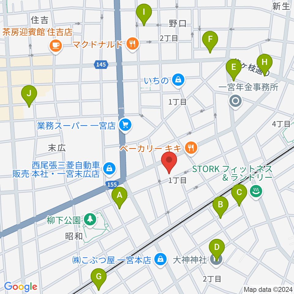 Grace MACK グレースマック周辺の駐車場・コインパーキング一覧地図