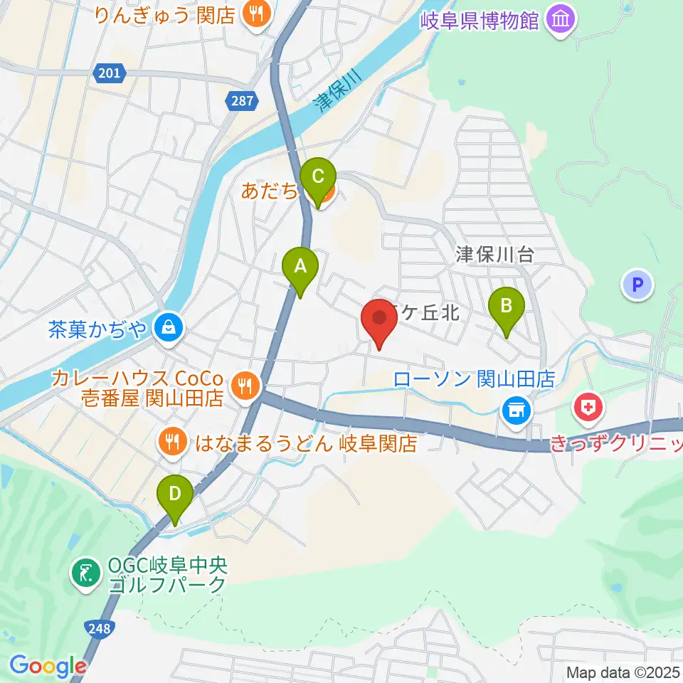 スタジオF周辺の駐車場・コインパーキング一覧地図