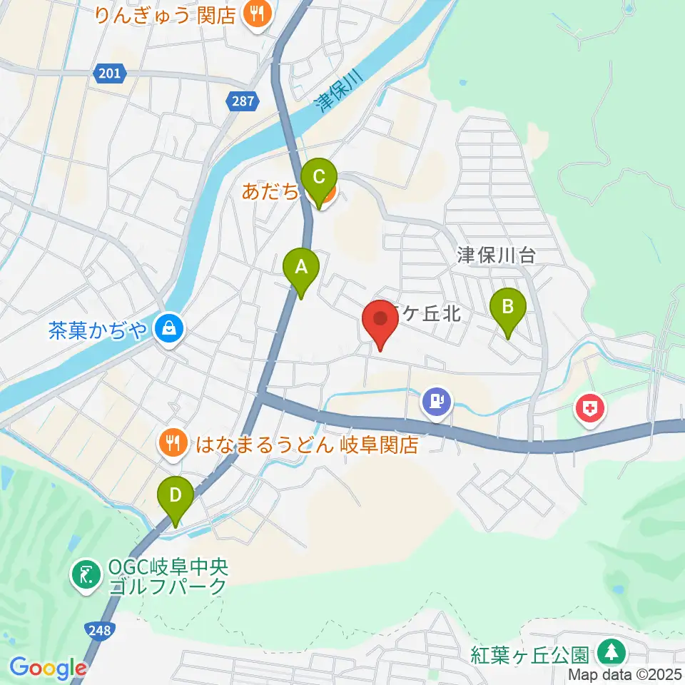 スタジオF周辺の駐車場・コインパーキング一覧地図