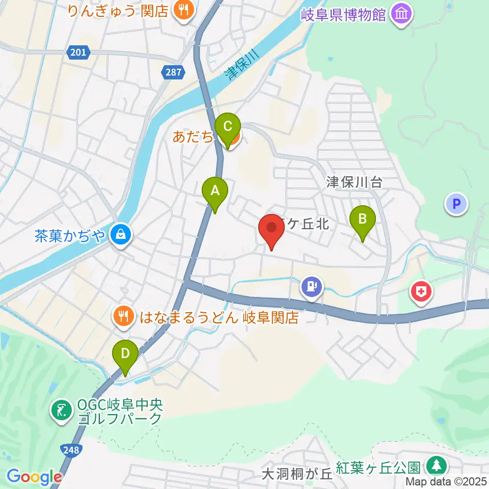 スタジオF周辺の駐車場・コインパーキング一覧地図