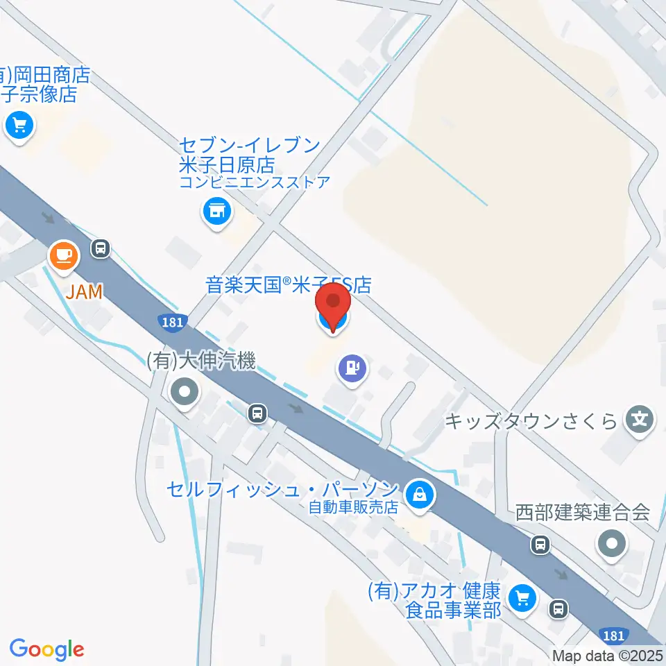 音楽天国 鳥取米子店周辺の駐車場・コインパーキング一覧地図