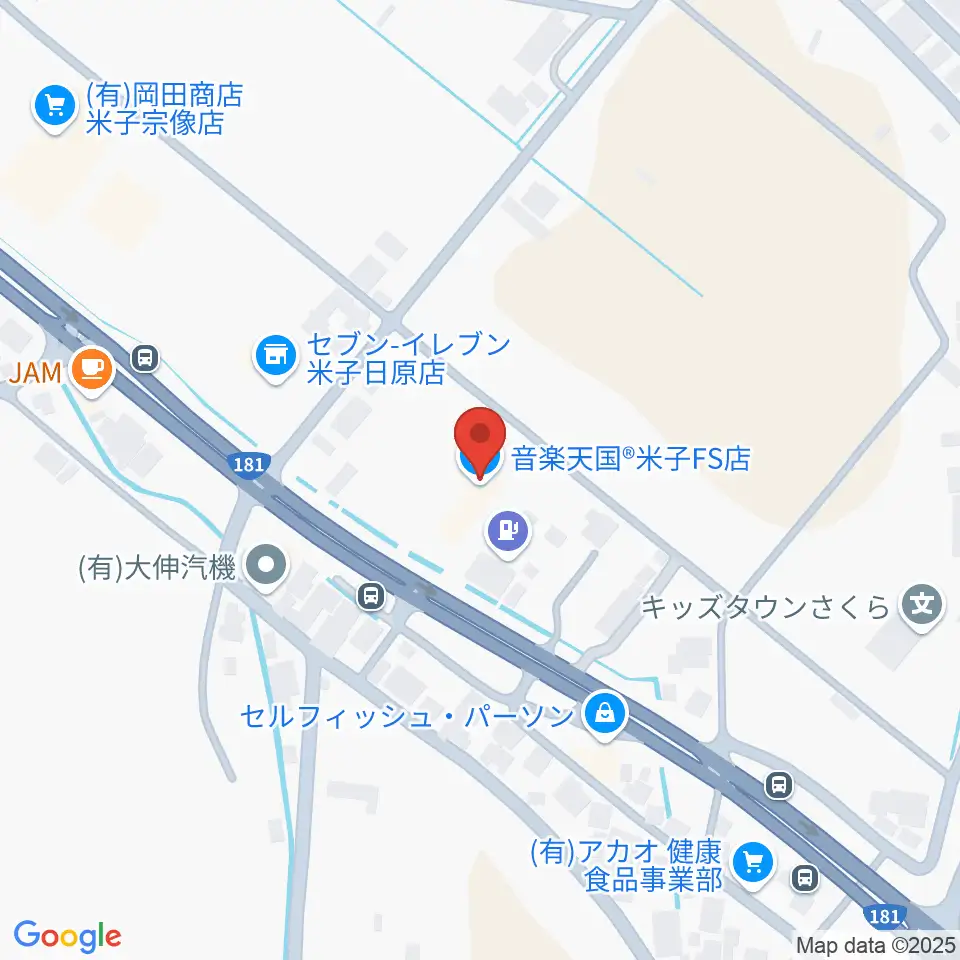 音楽天国 鳥取米子店周辺の駐車場・コインパーキング一覧地図
