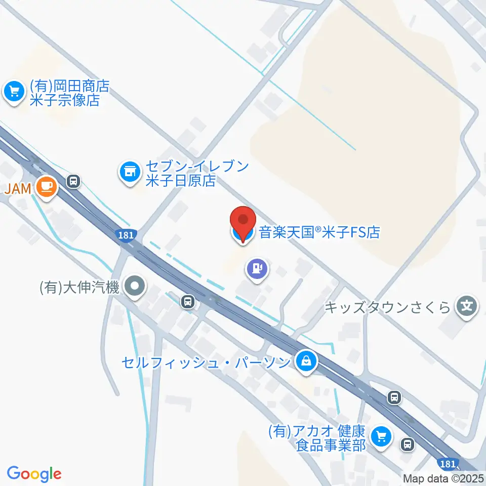 音楽天国 鳥取米子店周辺の駐車場・コインパーキング一覧地図