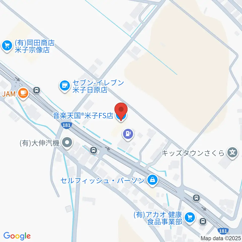 音楽天国 鳥取米子店周辺の駐車場・コインパーキング一覧地図