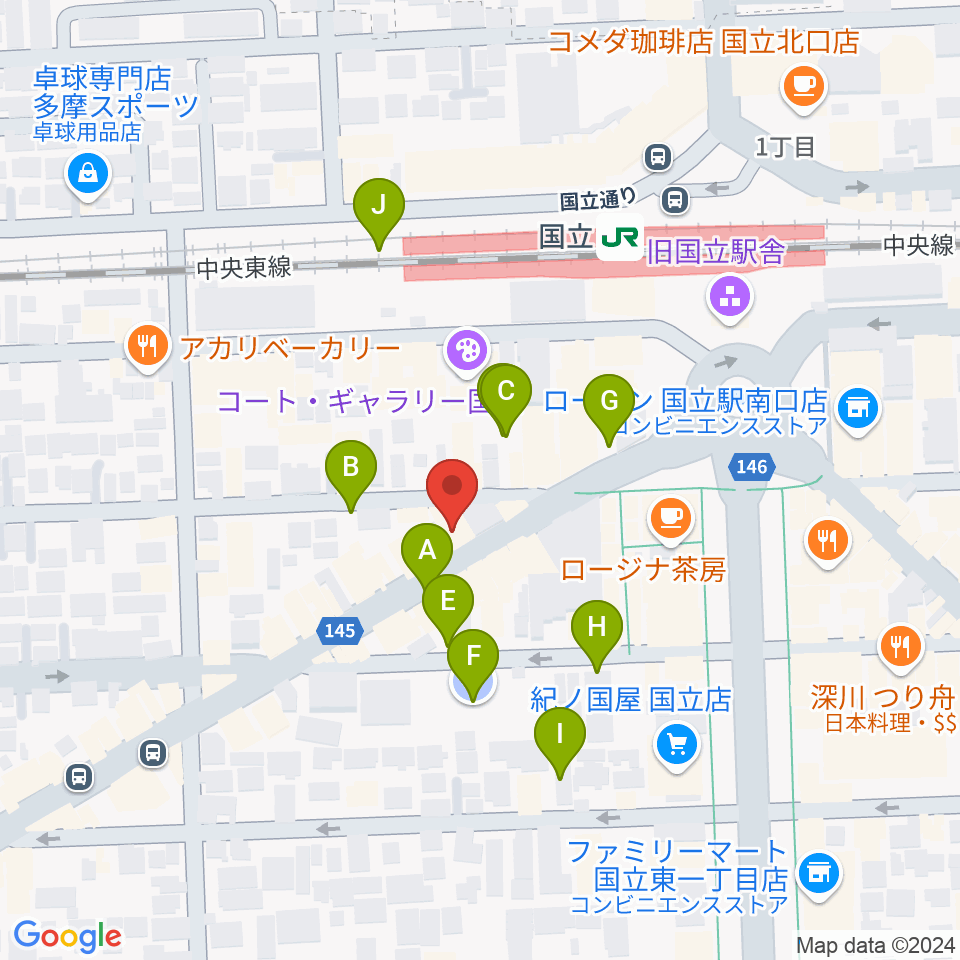 FAR EAST GUITARS周辺の駐車場・コインパーキング一覧地図