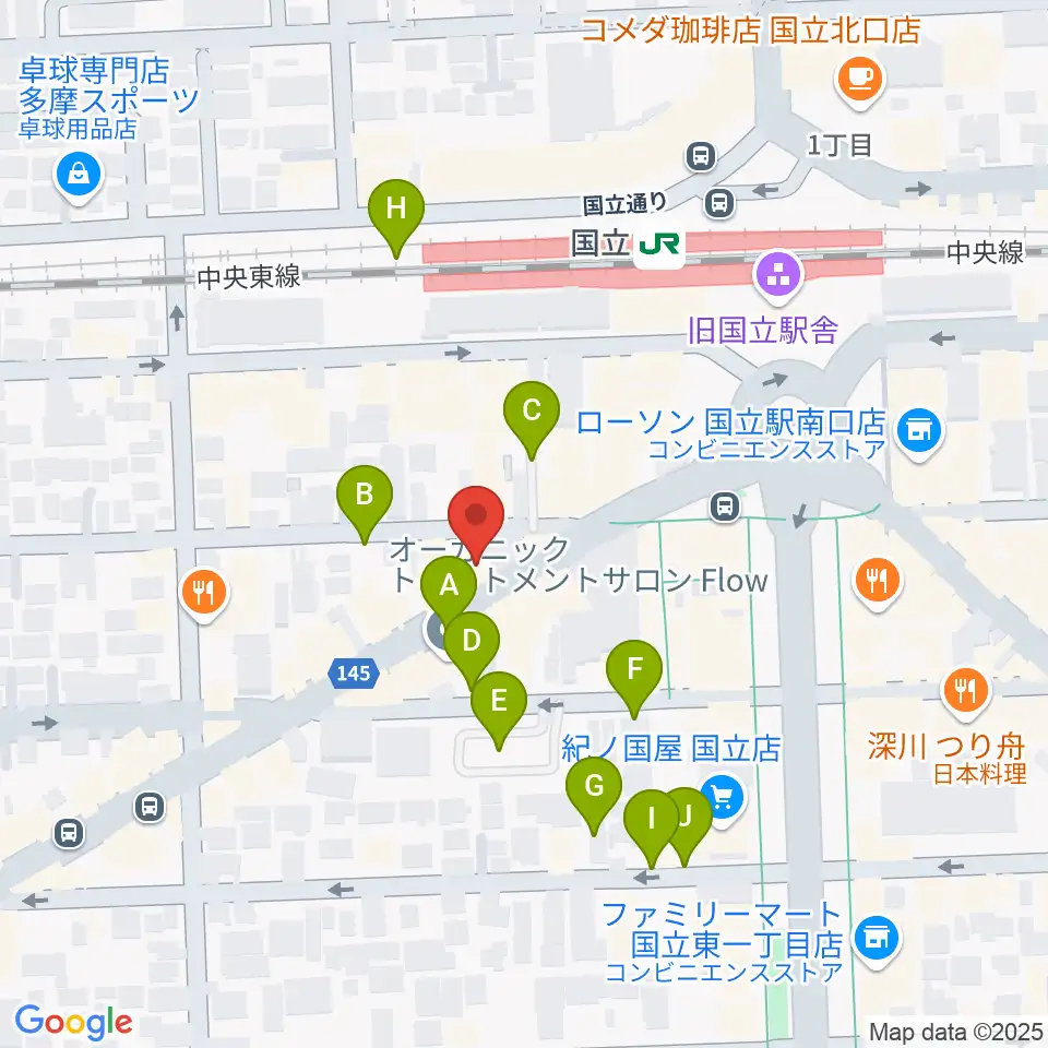FAR EAST GUITARS周辺の駐車場・コインパーキング一覧地図