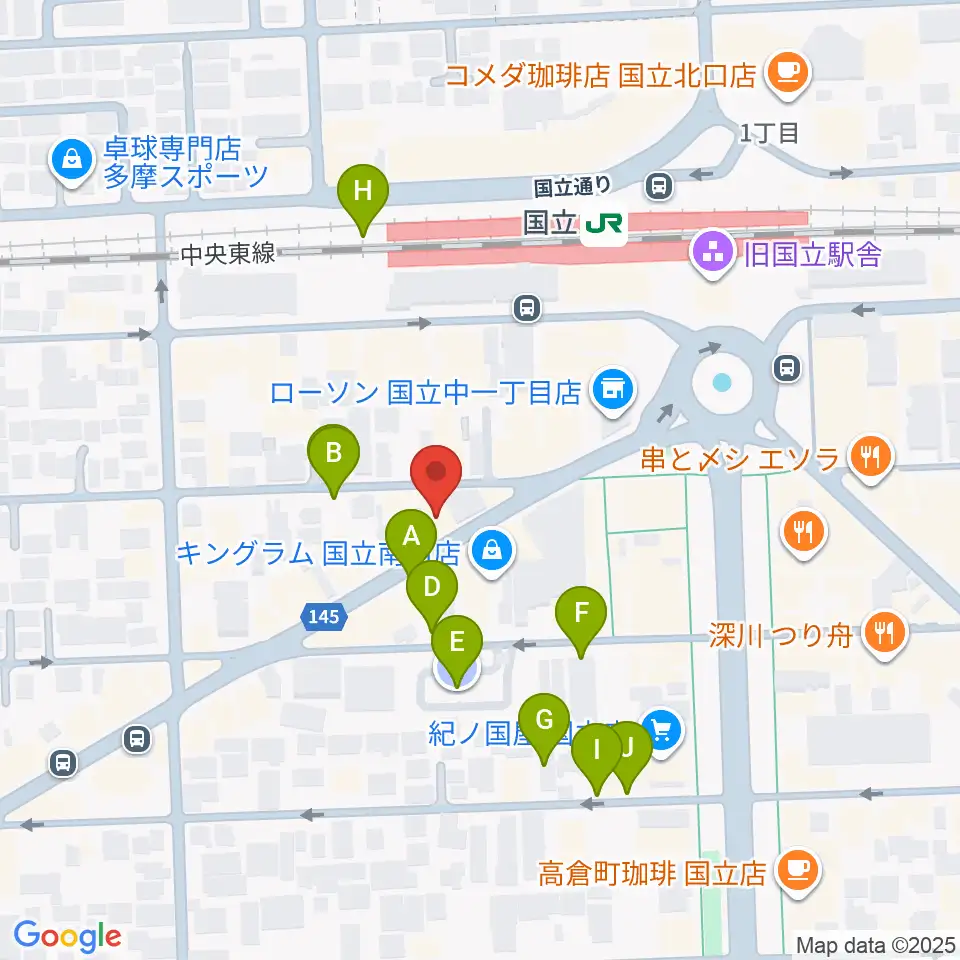 FAR EAST GUITARS周辺の駐車場・コインパーキング一覧地図
