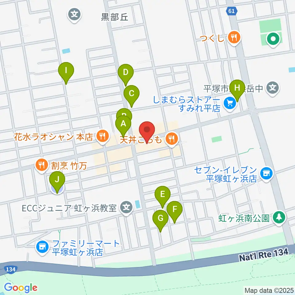 リアリーミュージック周辺の駐車場・コインパーキング一覧地図