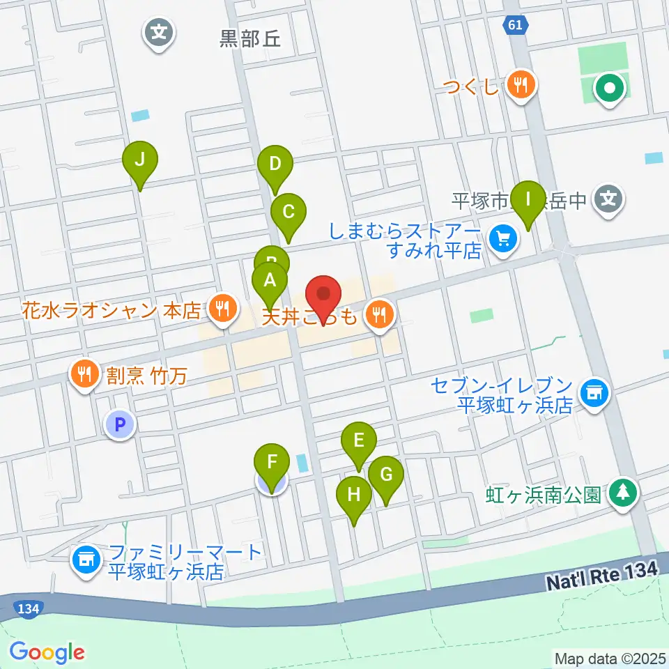 リアリーミュージック周辺の駐車場・コインパーキング一覧地図