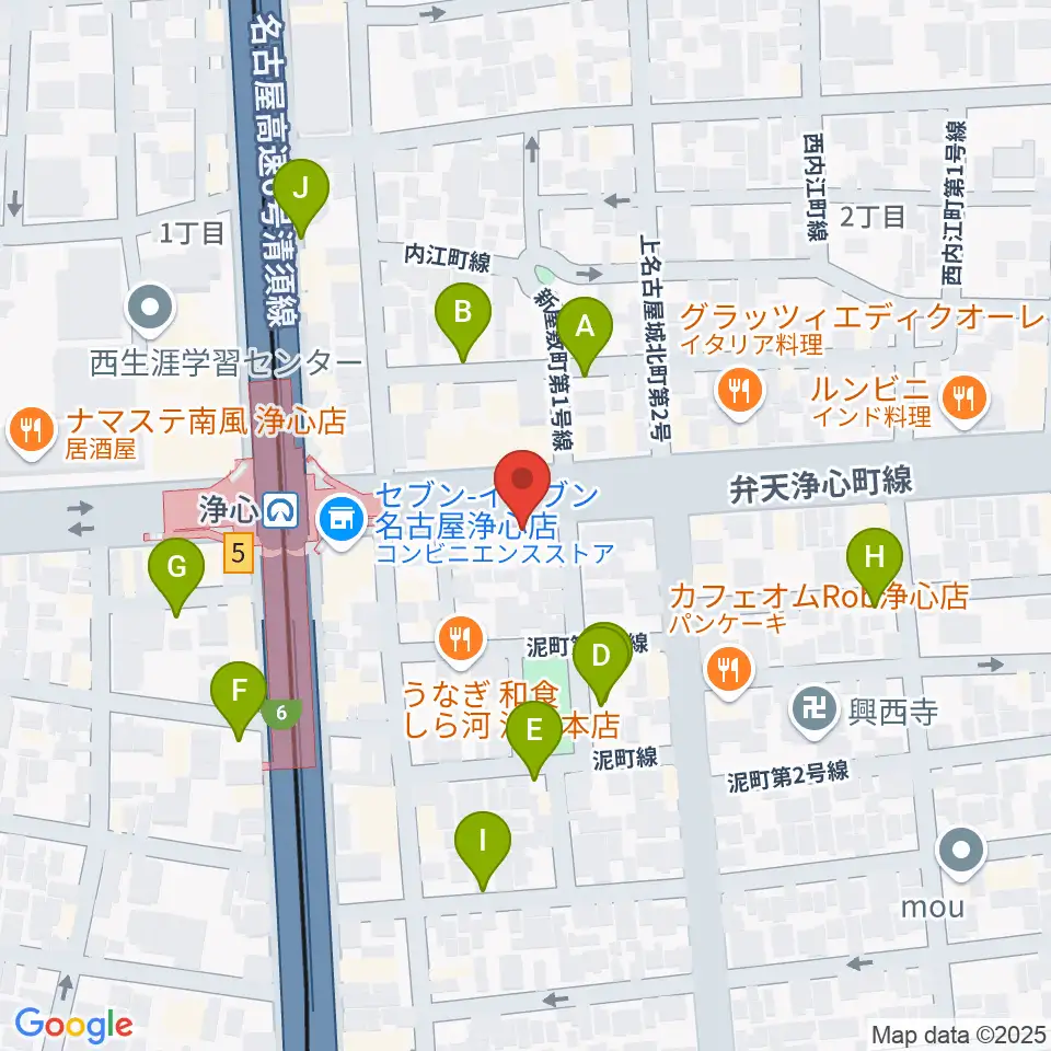 ビッグシティギターズ周辺の駐車場・コインパーキング一覧地図