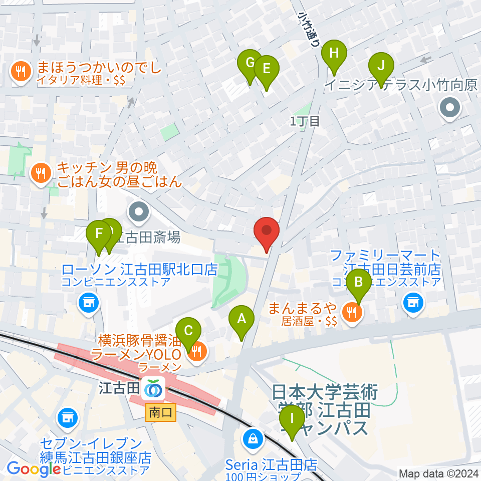 スタジオマザーハウス江古田店周辺の駐車場・コインパーキング一覧地図