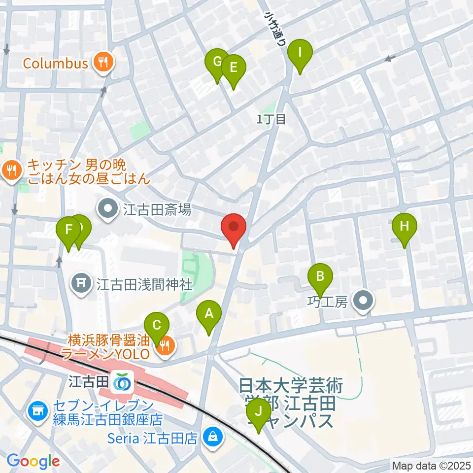 スタジオマザーハウス江古田店周辺の駐車場・コインパーキング一覧地図