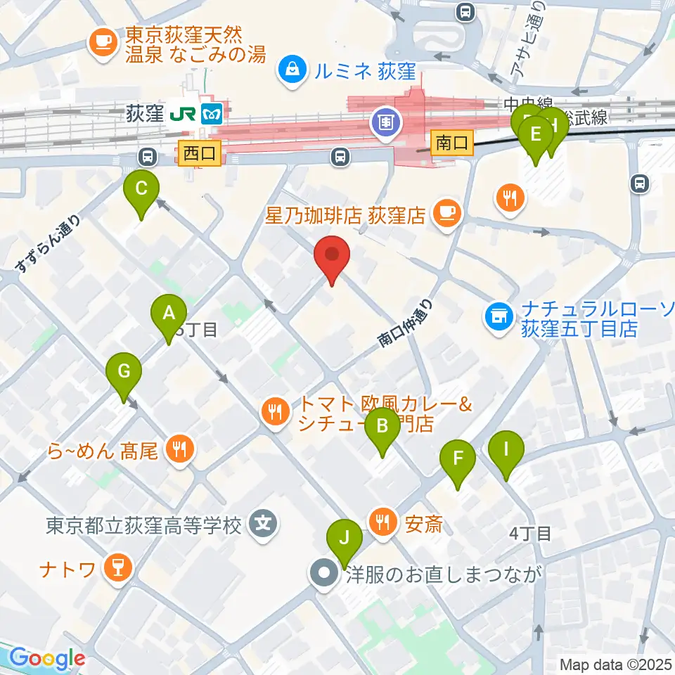 クレモニア・スタジオ周辺の駐車場・コインパーキング一覧地図