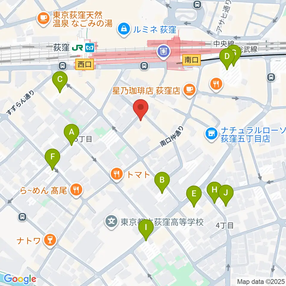 クレモニア・スタジオ周辺の駐車場・コインパーキング一覧地図