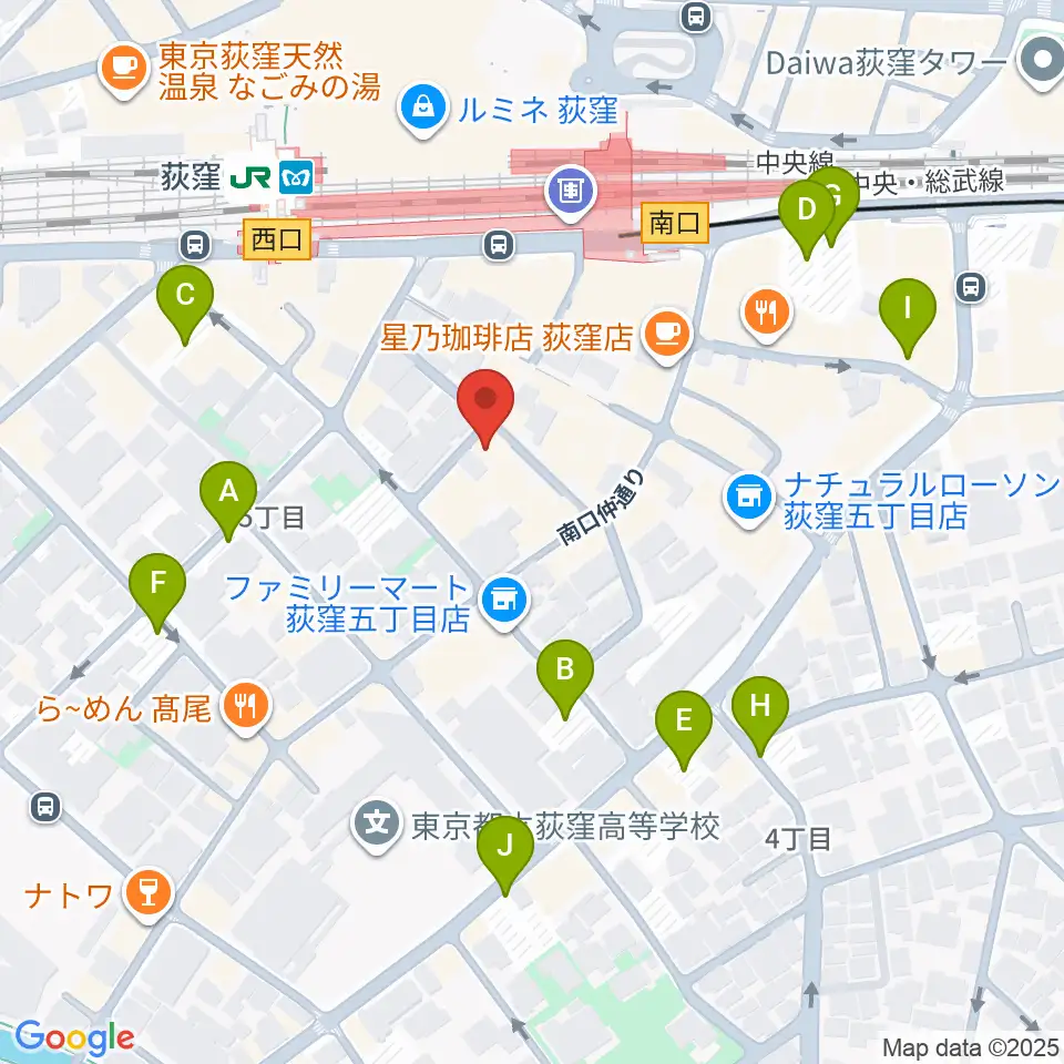 クレモニア・スタジオ周辺の駐車場・コインパーキング一覧地図