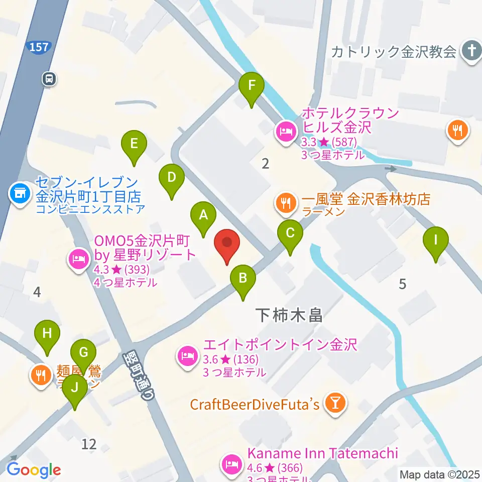 BIGBOSS金沢周辺の駐車場・コインパーキング一覧地図