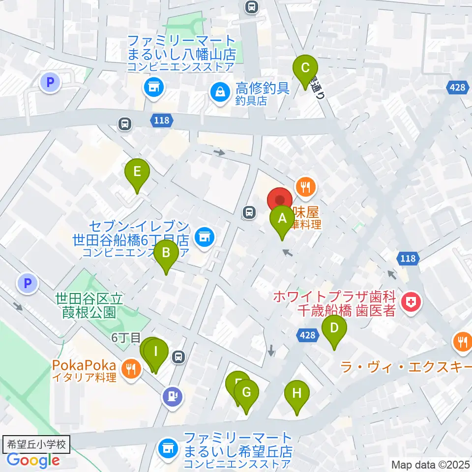 タッドポウルスタジオ Part2周辺の駐車場・コインパーキング一覧地図