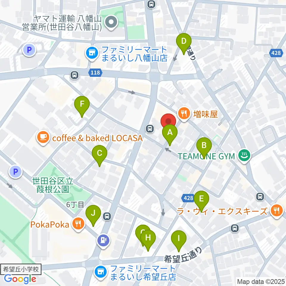 タッドポウルスタジオ Part2周辺の駐車場・コインパーキング一覧地図