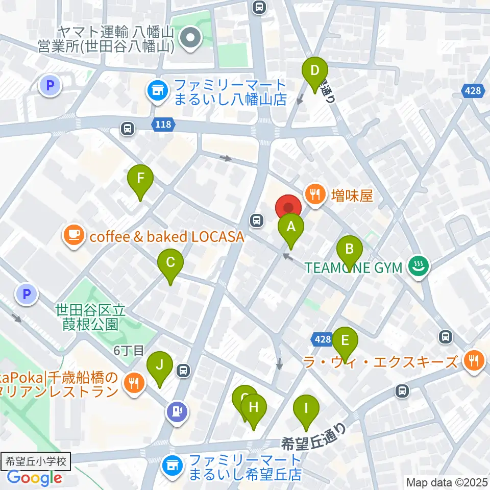 タッドポウルスタジオ Part2周辺の駐車場・コインパーキング一覧地図