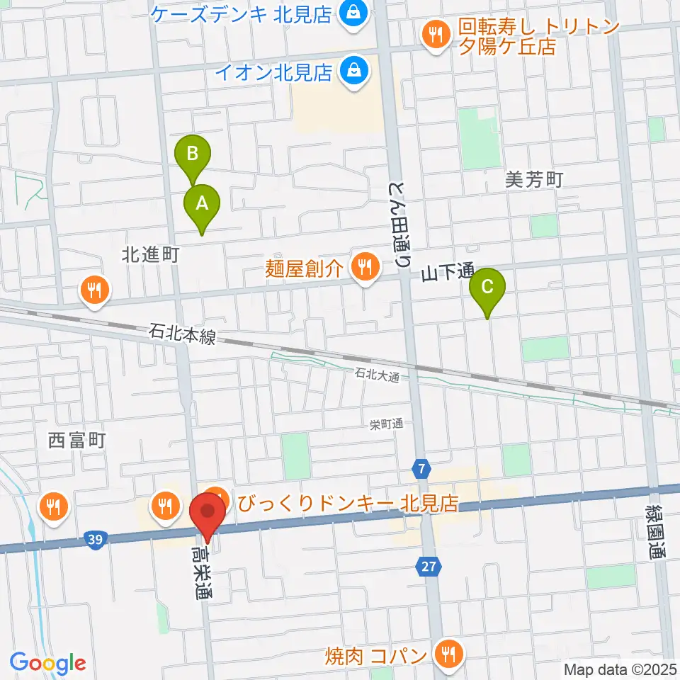 タケダ楽器周辺の駐車場・コインパーキング一覧地図