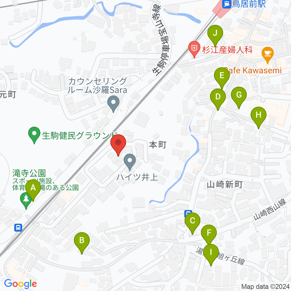 FIVE PENNIES周辺の駐車場・コインパーキング一覧地図