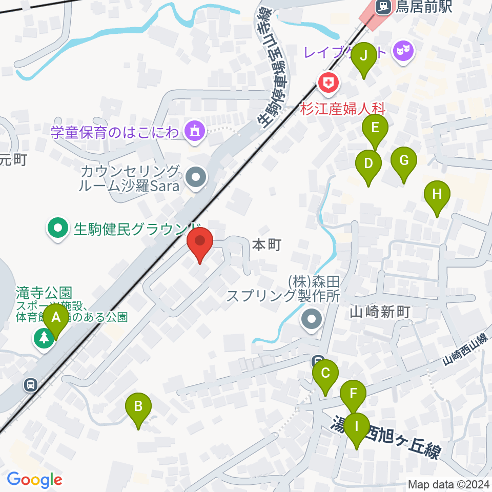 FIVE PENNIES周辺の駐車場・コインパーキング一覧地図