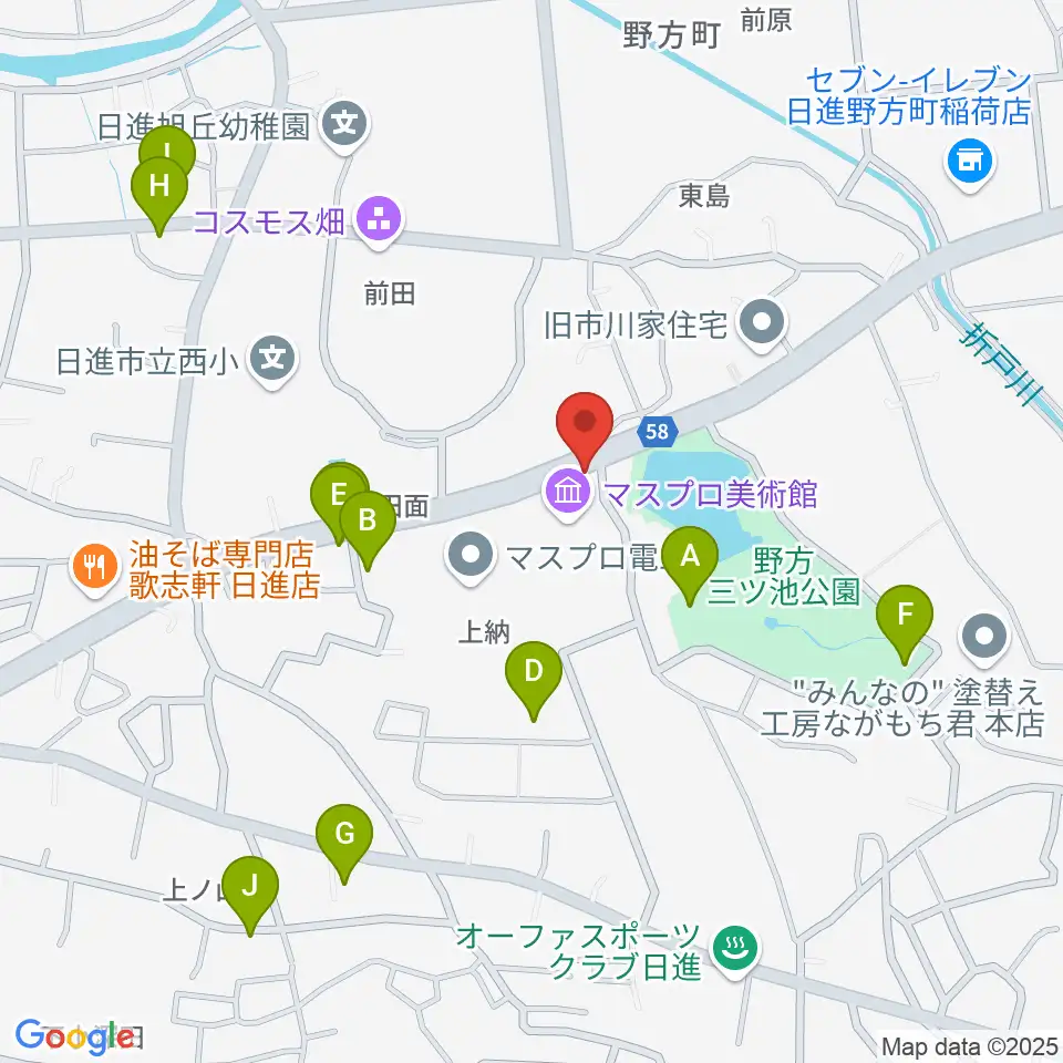 トーンウッドギター工房周辺の駐車場・コインパーキング一覧地図
