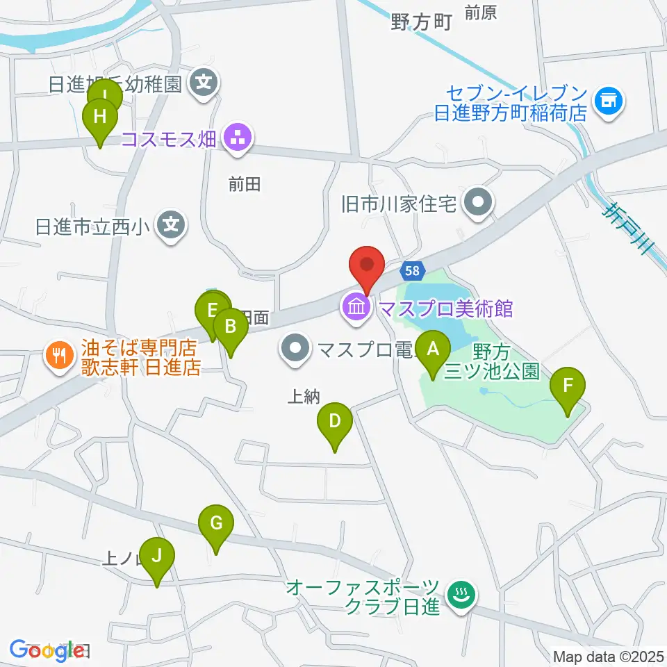 トーンウッドギター工房周辺の駐車場・コインパーキング一覧地図