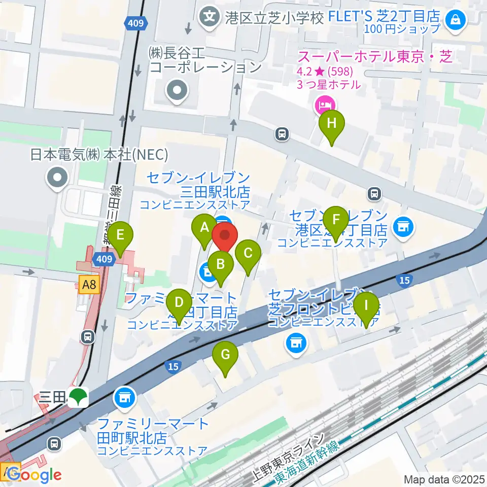 MIT STUDIO周辺の駐車場・コインパーキング一覧地図