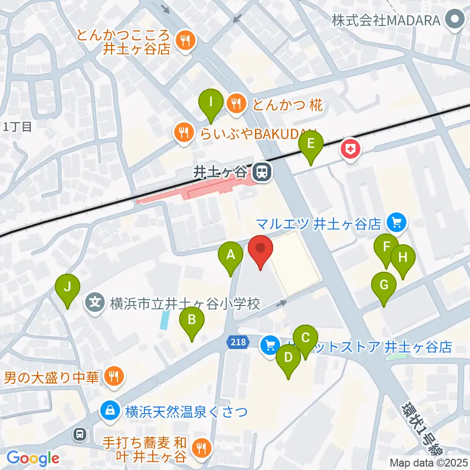 井土ヶ谷センター ヤマハミュージック周辺の駐車場・コインパーキング一覧地図