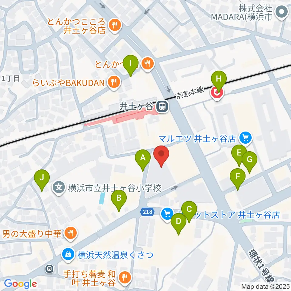 井土ヶ谷センター ヤマハミュージック周辺の駐車場・コインパーキング一覧地図