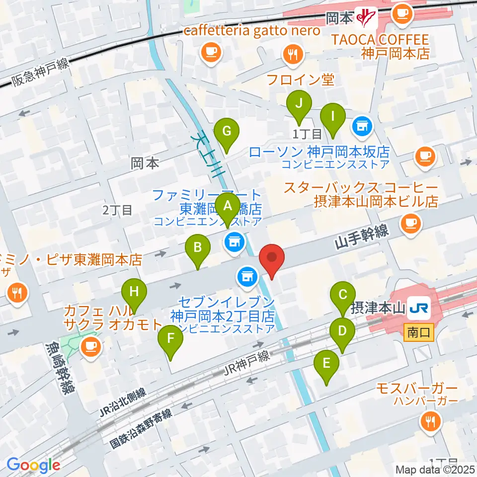 B-West周辺の駐車場・コインパーキング一覧地図