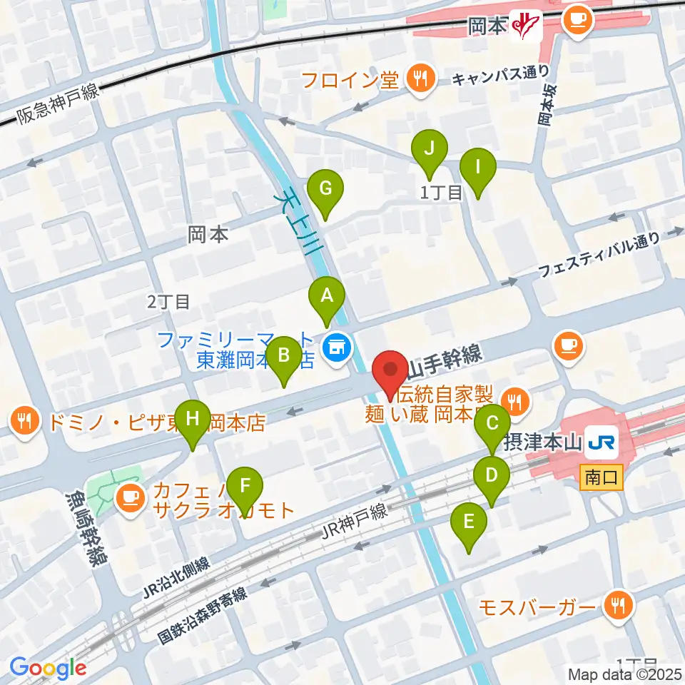 B-West周辺の駐車場・コインパーキング一覧地図
