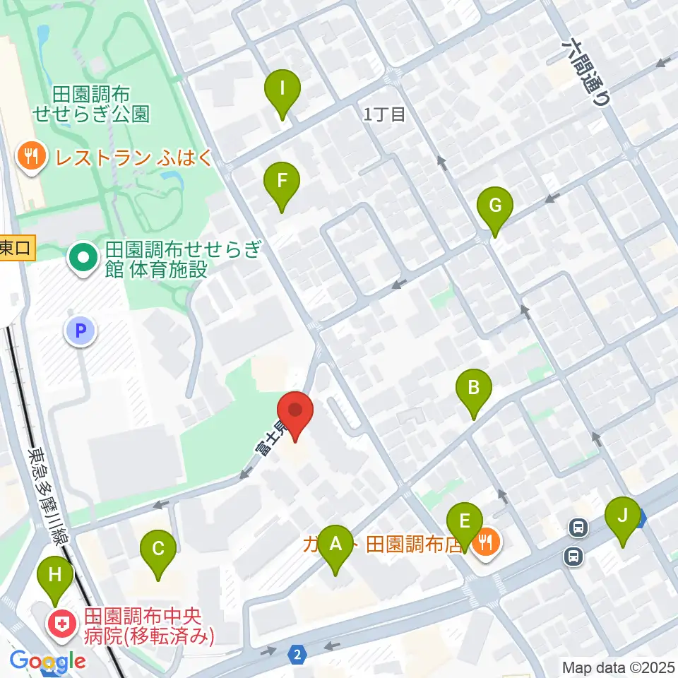 Bottom's Up Guitars周辺の駐車場・コインパーキング一覧地図