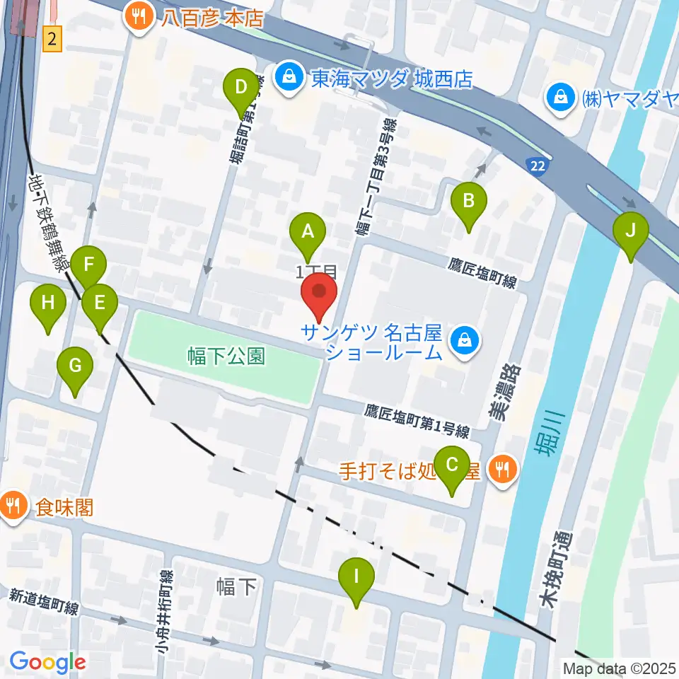 大正琴のナルダン楽器周辺の駐車場・コインパーキング一覧地図