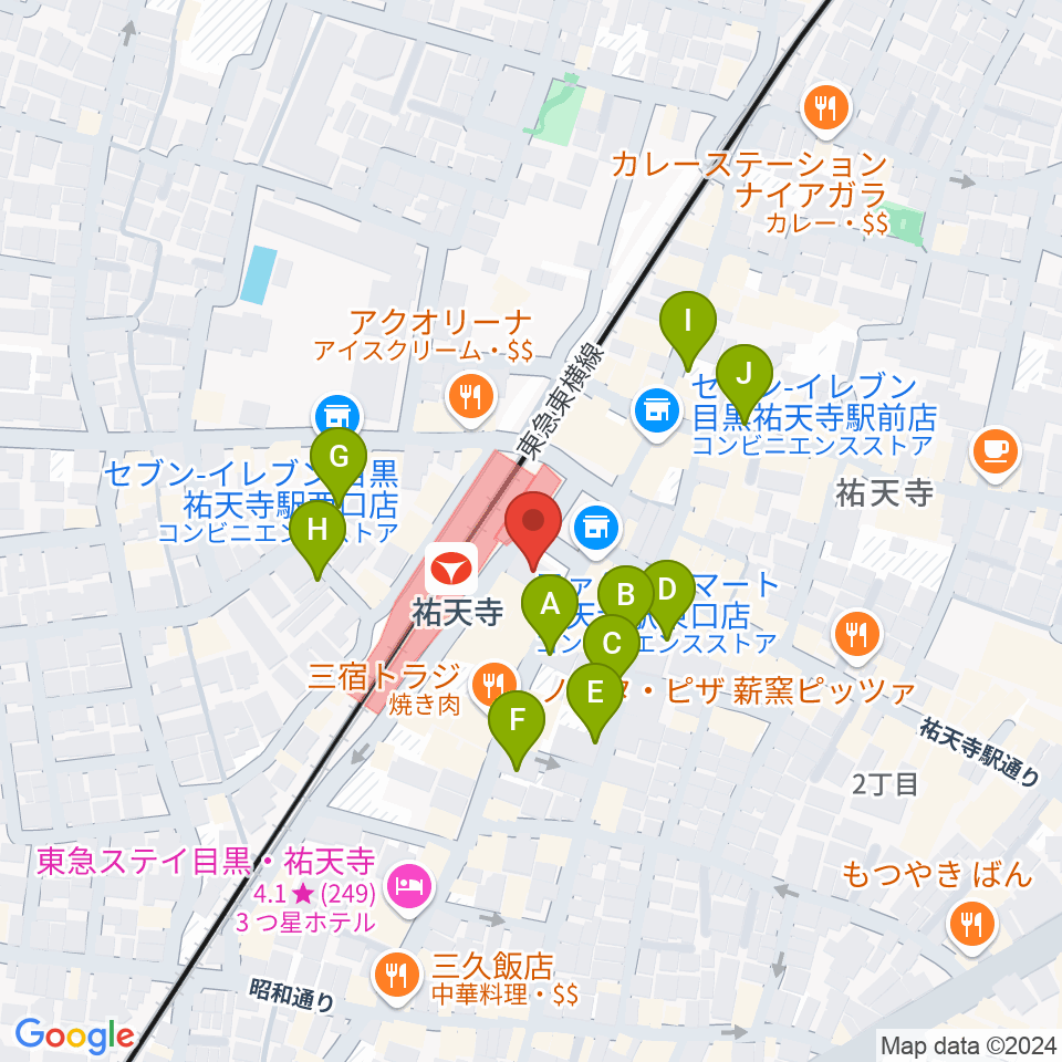 ポエポエ東京周辺の駐車場・コインパーキング一覧地図