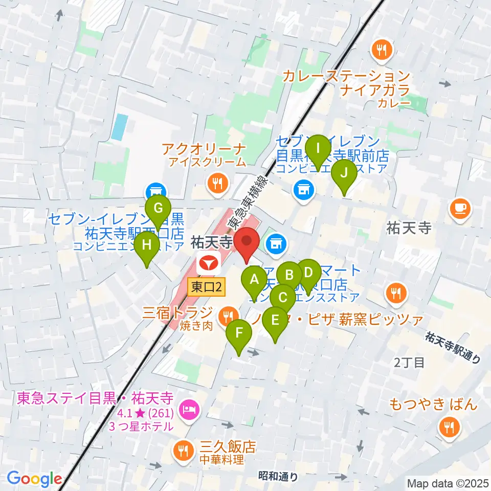 ポエポエ東京周辺の駐車場・コインパーキング一覧地図