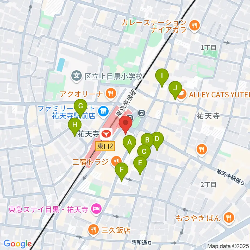 ポエポエ東京周辺の駐車場・コインパーキング一覧地図