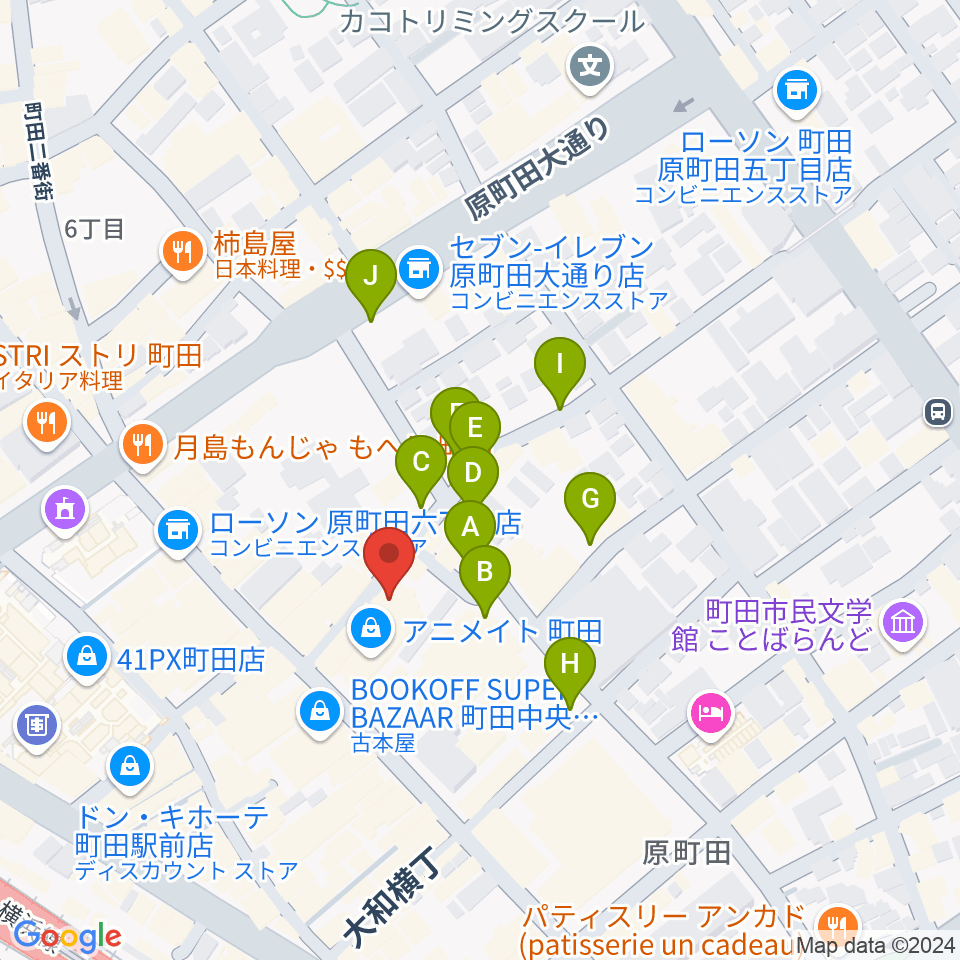 音好堂周辺の駐車場・コインパーキング一覧地図