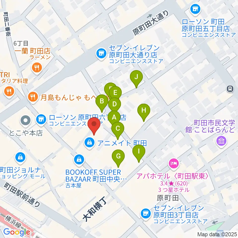音好堂周辺の駐車場・コインパーキング一覧地図