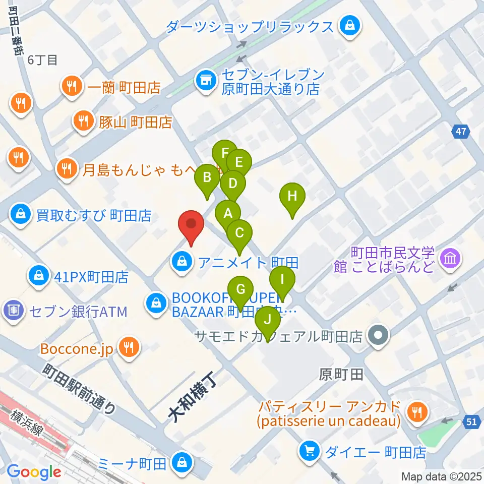音好堂周辺の駐車場・コインパーキング一覧地図