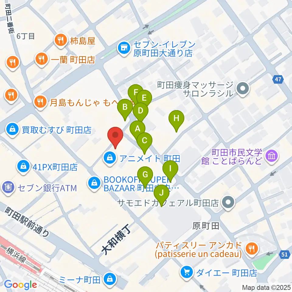 音好堂周辺の駐車場・コインパーキング一覧地図