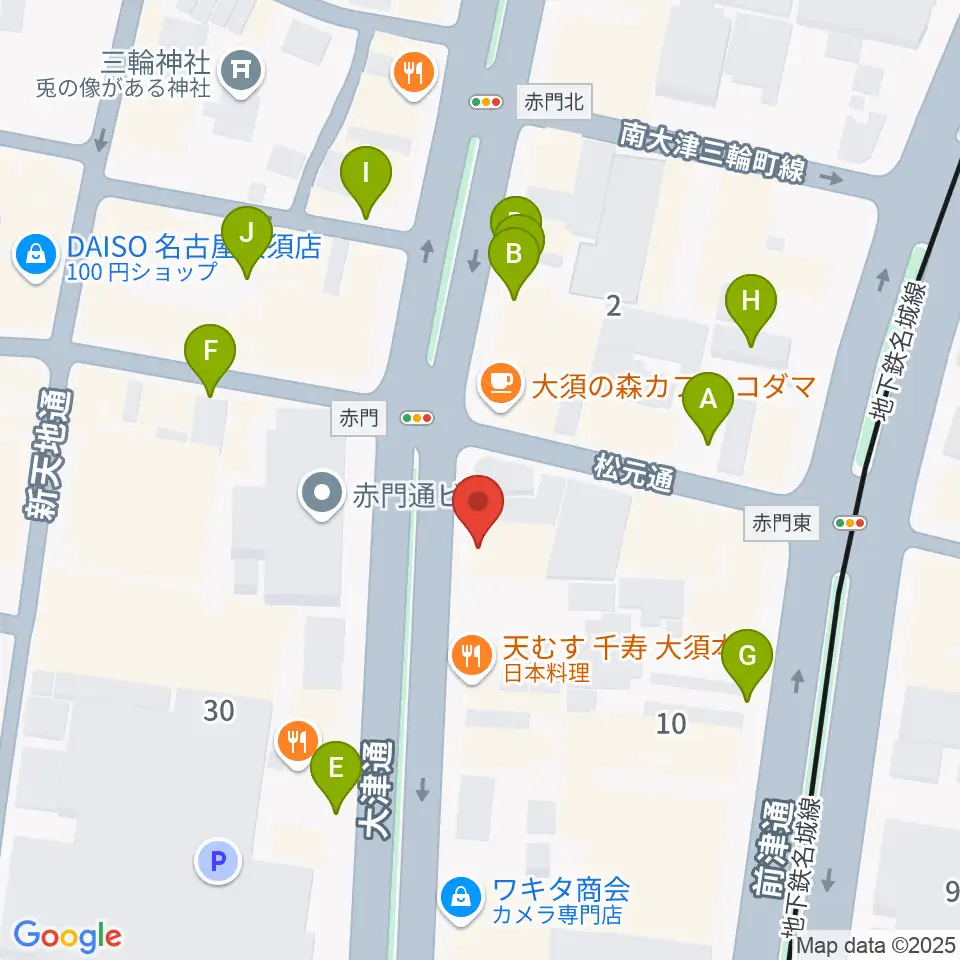 BIGBOSS名古屋周辺の駐車場・コインパーキング一覧地図