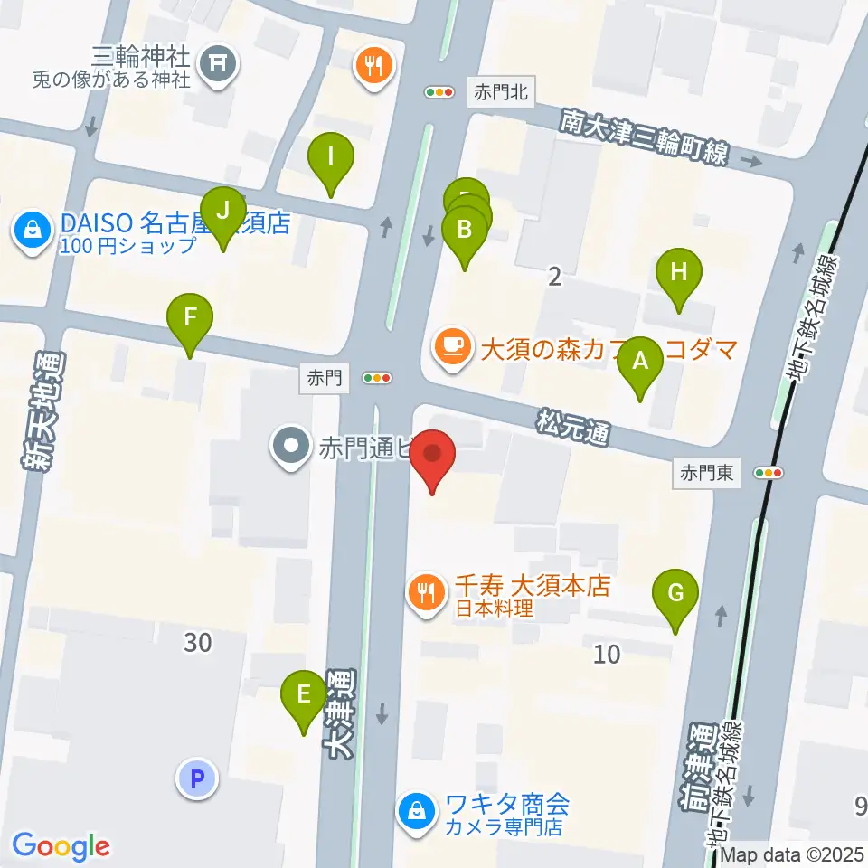 BIGBOSS名古屋周辺の駐車場・コインパーキング一覧地図