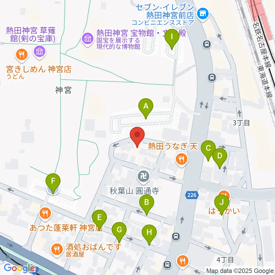 バルドン・フィルステージ周辺の駐車場・コインパーキング一覧地図