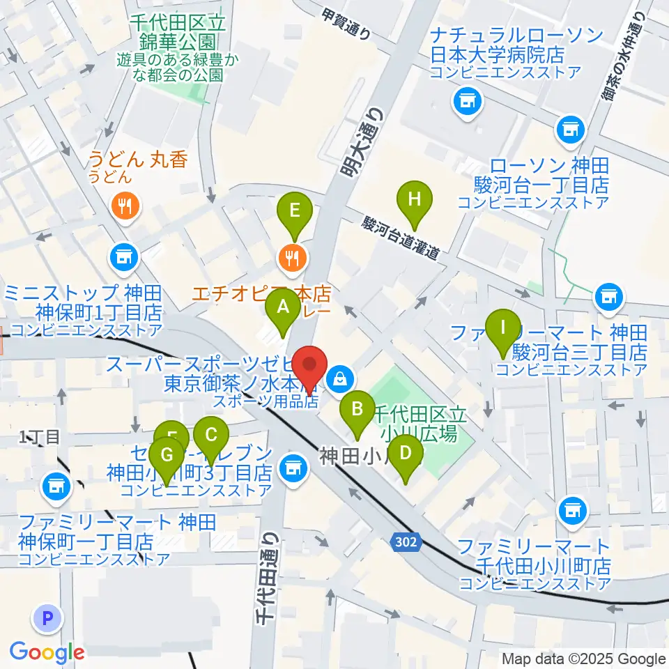 クロサワ楽器 G-CLUB TOKYO周辺の駐車場・コインパーキング一覧地図