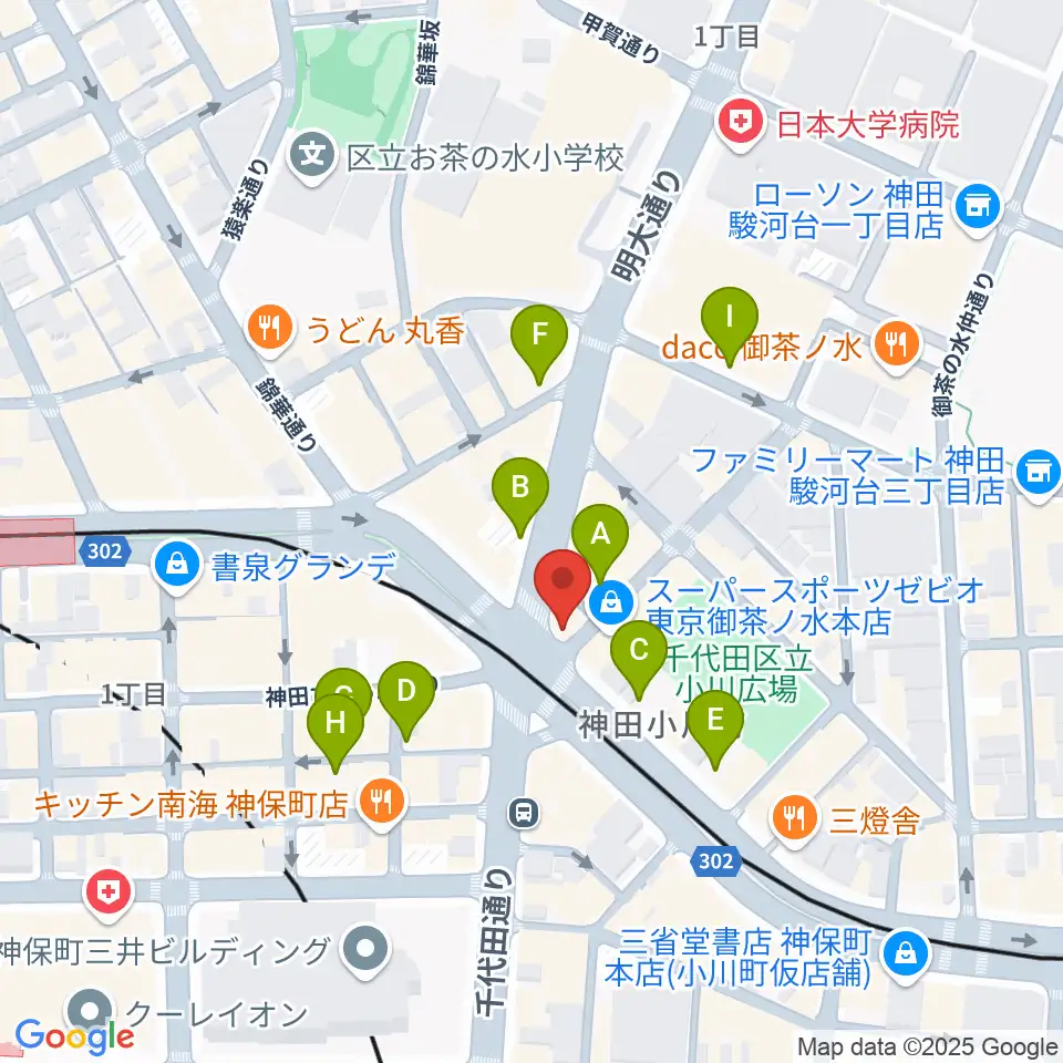 クロサワ楽器 G-CLUB TOKYO周辺の駐車場・コインパーキング一覧地図